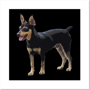 pinscher doberman Posters and Art